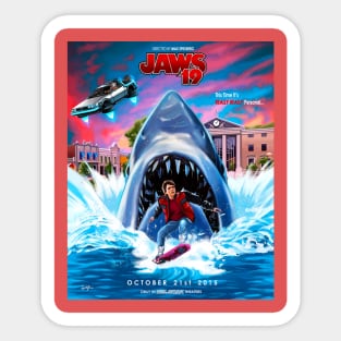 BTTF JAWS Sticker